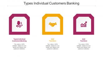 Types Individual Customers Banking Ppt Powerpoint Presentation Infographic Files Cpb