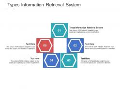 Types information retrieval system ppt powerpoint presentation icon visuals cpb