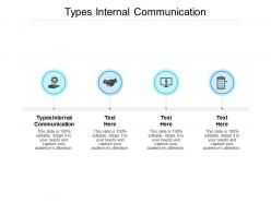 Types internal communication ppt powerpoint presentation show slides cpb