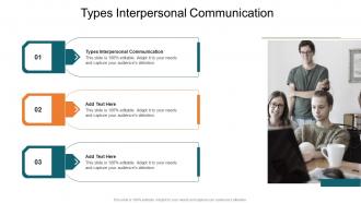 Types Interpersonal Communication In Powerpoint And Google Slides Cpb