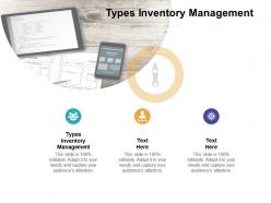Types inventory management ppt powerpoint presentation ideas model cpb