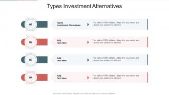 Types Investment Alternatives In Powerpoint And Google Slides Cpb