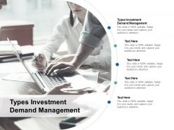 Types investment demand management ppt powerpoint presentation slides layout cpb