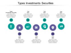 Types investments securities ppt powerpoint presentation model structure cpb