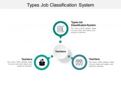 Types job classification system ppt powerpoint presentation inspiration background image cpb