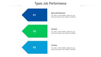 Types job performance ppt powerpoint presentation design ideas cpb