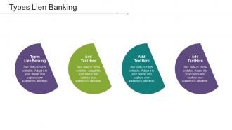Types Lien Banking Ppt Powerpoint Presentation Model Design Ideas Cpb