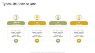 Types Life Science Jobs In Powerpoint And Google Slides Cpb