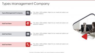 Types Management Company In Powerpoint And Google Slides Cpb