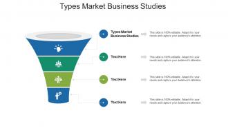 Types market business studies ppt powerpoint presentation summary templates cpb