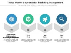 Types market segmentation marketing management ppt powerpoint presentation professional cpb