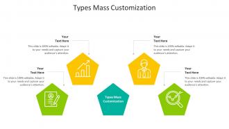 Types mass customization ppt powerpoint presentation slides demonstration cpb