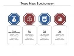 Types mass spectrometry ppt powerpoint presentation gallery templates cpb
