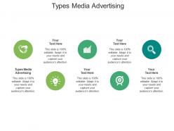 Types media advertising ppt powerpoint presentation layouts visuals cpb
