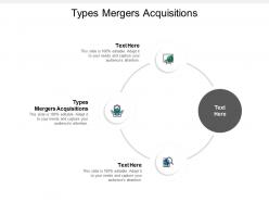 Types mergers acquisitions ppt powerpoint presentation model styles cpb