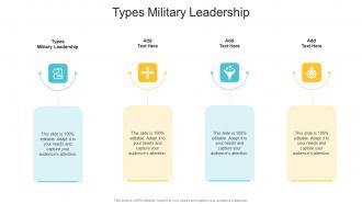 Types Military Leadership In Powerpoint And Google Slides Cpb
