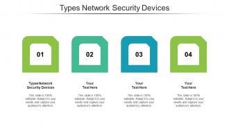 Types Network Security Devices Ppt Powerpoint Presentation Gallery Inspiration Cpb
