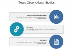 Types observational studies ppt powerpoint presentation icon slides cpb