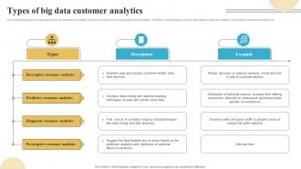 Types Of Big Data Customer Analytics