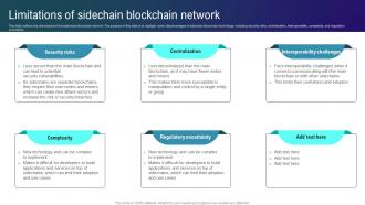 Types Of Blockchain Technologies Limitations Of Sidechain Blockchain Network