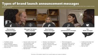 Types Of Brand Launch Announcement Messages