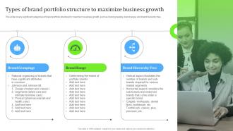 Types Of Brand Portfolio Structure To Maximize Business Growth Ppt File Format