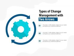 Types of change management with two arrows