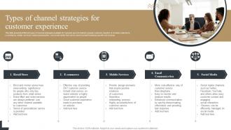 Types Of Channel Strategies For Customer Experience