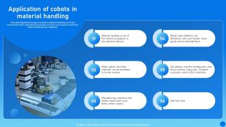 Types Of Cobots IT Application Of Cobots In Material Handling