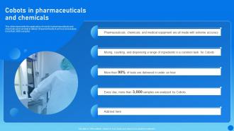 Types Of Cobots IT Cobots In Pharmaceuticals And Chemicals