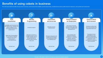 Types Of Cobots IT Powerpoint Presentation Slides Ideas Impressive