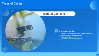Types Of Cobots IT Powerpoint Presentation Slides Professional Impressive