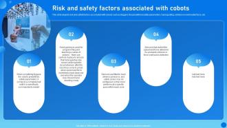 Types Of Cobots IT Risk And Safety Factors Associated With Cobots