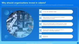 Types Of Cobots IT Why Should Organizations Invest In Cobots