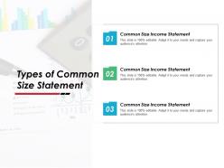Types of common size statement ppt powerpoint presentation gallery microsoft