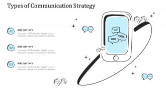 Types Of Communication Strategy Ppt Mockup
