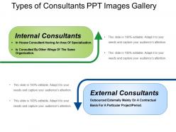 Types of consultants ppt images gallery