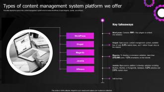 Types Of Content Management System Platform We Offer Web Designing And Development