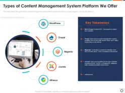 Types of content management system platform we offer web development it