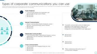 Types Of Corporate Communications You Can Use Internal Communication Guide