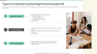 Types Of Corporate Tax Planning For Business Growth