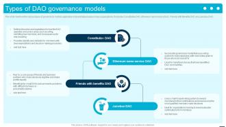 Types Of DAO Governance Models Introduction To Decentralized Autonomous BCT SS