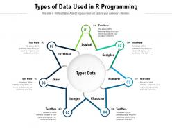 Types of data used in r programming