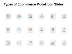 Types of ecommerce model icon slides strategy i393 ppt powerpoint presentation pictures