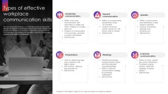 Types Of Effective Workplace Communication Skills