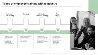Types Of Employee Training Within Industry