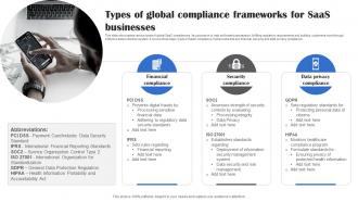 Types Of Global Compliance Frameworks For Saas Businesses