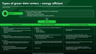 Types Of Green Data Centers Energy Efficient Green IT