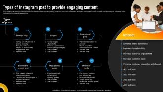 Types Of Instagram Post To Provide Engaging Implementing Various Types Of Marketing Strategy SS