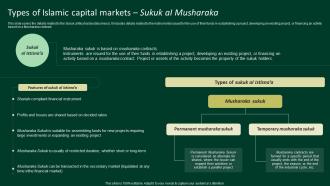 Types Of Islamic Capital Markets Sukuk AI Musharaka A Complete Understanding Fin SS V